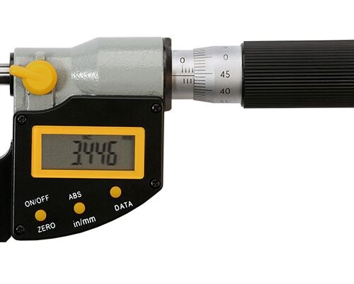 میکرومتر دیجیتالی سه‌دکمه ضدآب آسیمتو کد 4‑01‑105