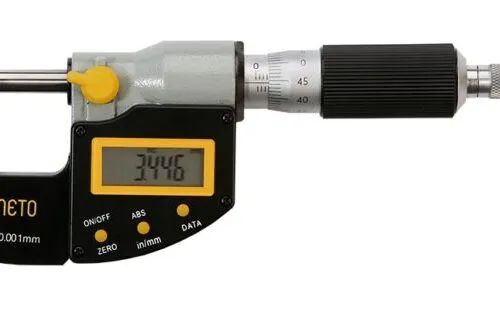 میکرومتر دیجیتالی سه‌دکمه ضدآب آسیمتو کد 4‑01‑105