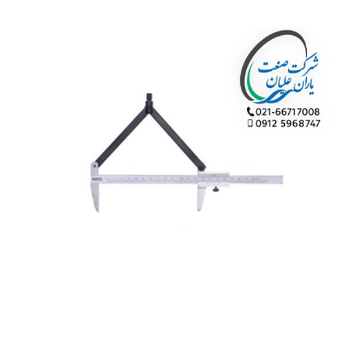 کولیس دایره 0/1 سایز 150-0 آسیمتو