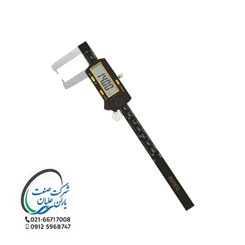 کولیس 15 سانت دیجیتال شیار خارج سر گرد سایز 150-0