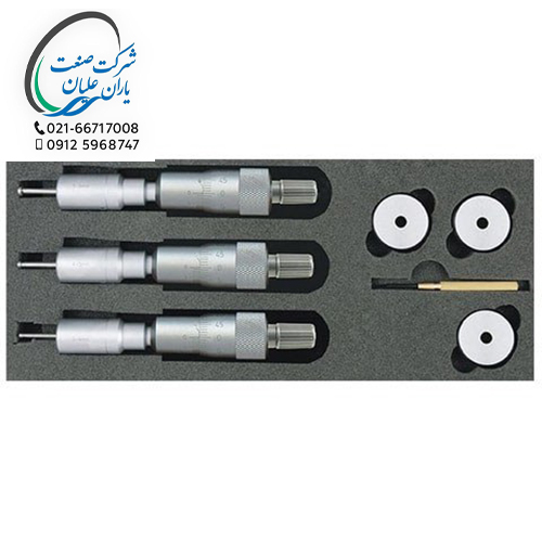 میکرومتر داخل سه فک سری کامل 2 عددی 0/001 سایز 3-2