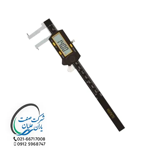 کولیس 15 سانت دیجیتال شیار خارج سر گرد سایز 150-24