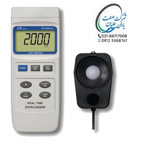 لوکس متر با قابلیت اتصال کارت حافظه مدل YK-2005LX برند لوترون