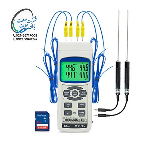 ترمومتر چهار کاناله مدل TM-947SD برند لوترون