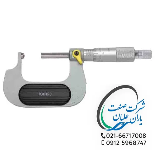 میکرومتر خارج سنج یک سرگرد دقت 0/01 سایز 25-0