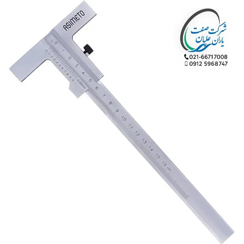 کولیس T شکل برای علامت گذاری 0.05-1.128 اینچ سایز 160-0