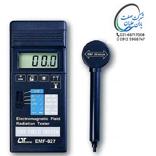 سنجش میدان مغناطیسی (گوس متر) مدل EMF-827 برند لوترون