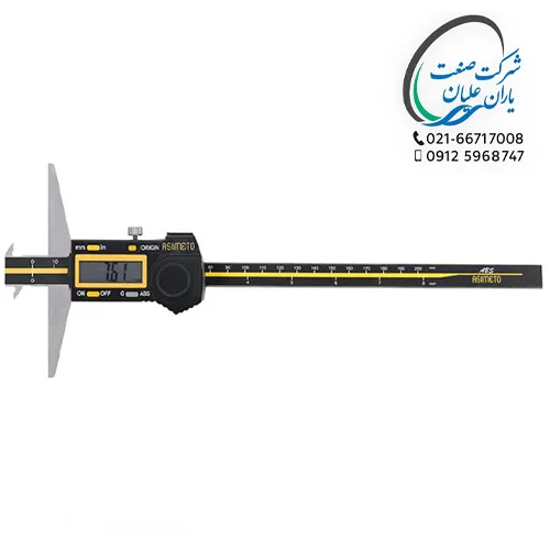 کولیس عمق سنج دیجیتال دو لبه دار 0.0005-0.01 اینچ سایز 150-0