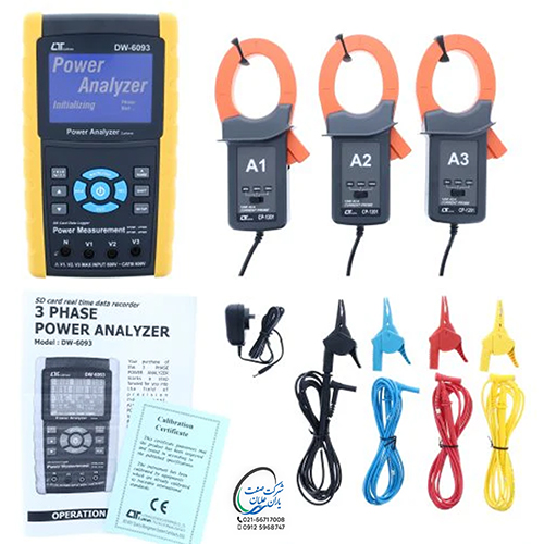 پاور آنالایزر تکفاز و سه فاز مدل DW-6093 لوترون