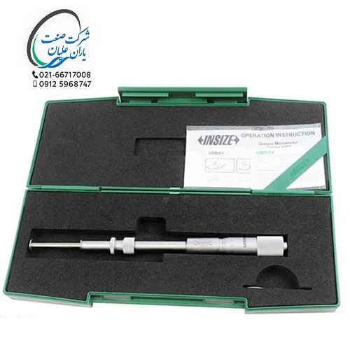 میکرومتر داخل شیار 25-0 میلیمتر اینسایز مدل 3287-25B