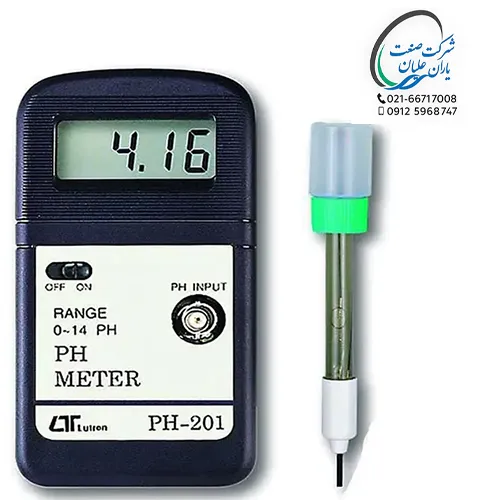 اسید سنج دیجیتال با پراب مجزا مدل PH-201 برند لوترون