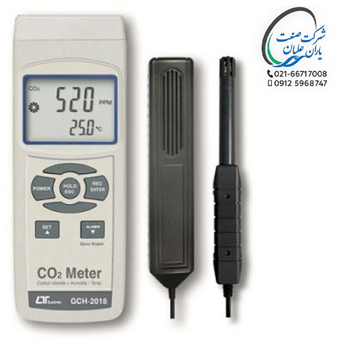 CO₂ سنج / دماسنج / رطوبت سنج مدل GCH‑2018 برند لوترون