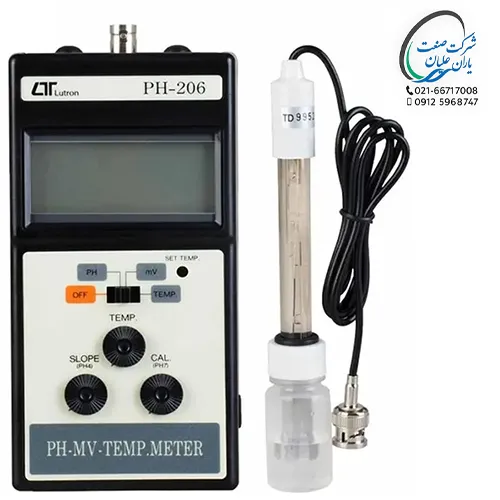 اسید سنج ترمومتردار دیجیتال مدل PH-206 برند لوترون