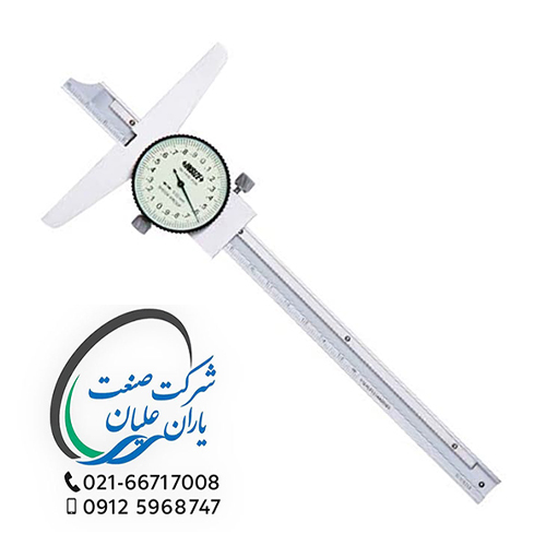 عمق سنج ساعتی اینسایز 150 میلیمتر مدل 150-1340