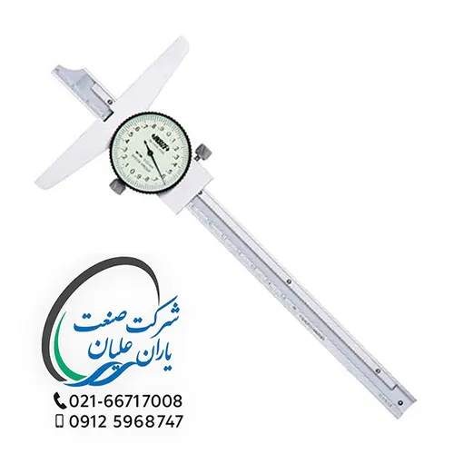 عمق سنج ساعتی اینسایز 150 میلیمتر مدل 150-1340
