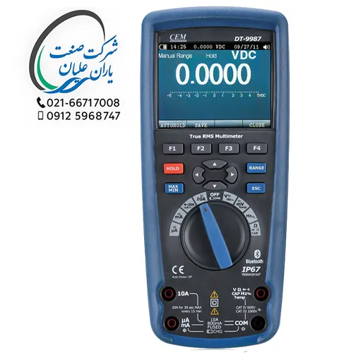 مولتی متر دیجیتال حرفه ای مدل DT-9987 CEM