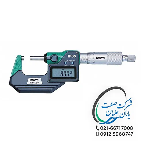 میکرومتر دیجیتال خارج سنج 25-0 اینسایز مدل 25A-3108
