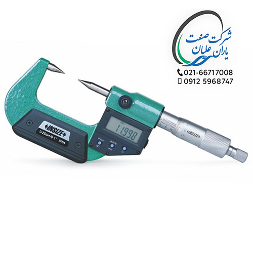 میکرومتر دیجیتال اینسایز سوزنی خارج سنج 25-0 مدل 25-3530