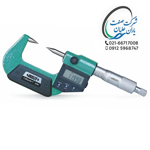 میکرومتر دیجیتال اینسایز سوزنی خارج سنج 25-0 مدل 25-3530