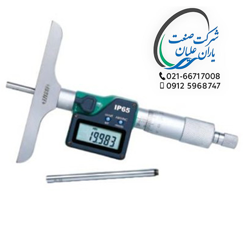 میکرومتر دیجیتال اینسایز عمق سنج 300-0 میلی متر مدل 300-3540