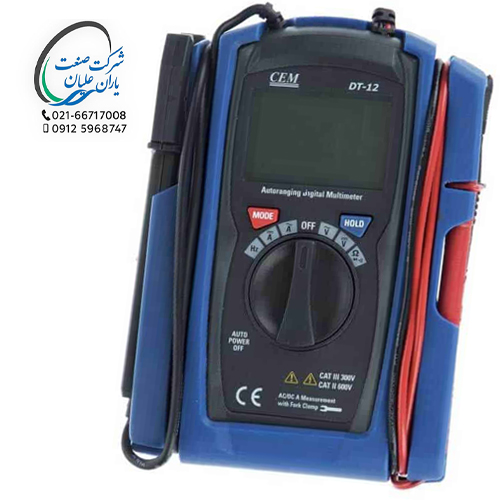 مولتی متر دیجیتال جیبی مدل DT-12
