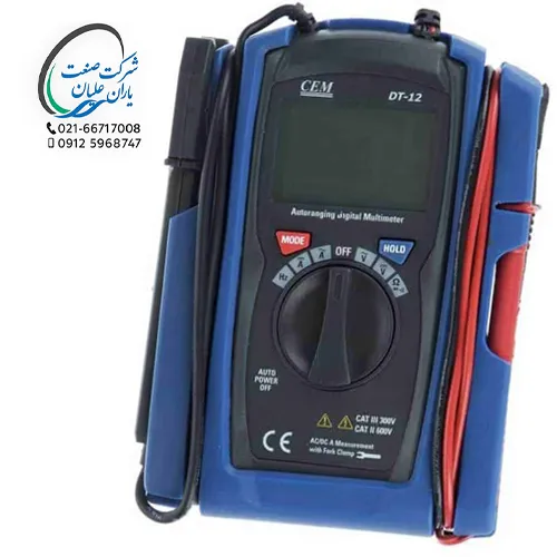 مولتی متر دیجیتال جیبی مدل DT-12