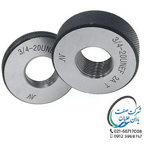 گیج های رینگی اینچی نرو تلرانس 2A سایز 20UNEF-3/4