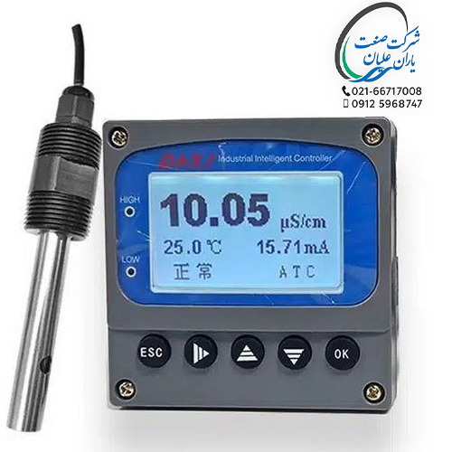 اندازه گیری هدایت الکتریکی آنلاین با دقت یکدهم مدل EC-6801
