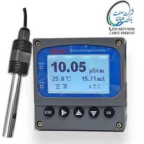 اندازه گیری هدایت الکتریکی آنلاین با دقت یکدهم مدل EC-6801