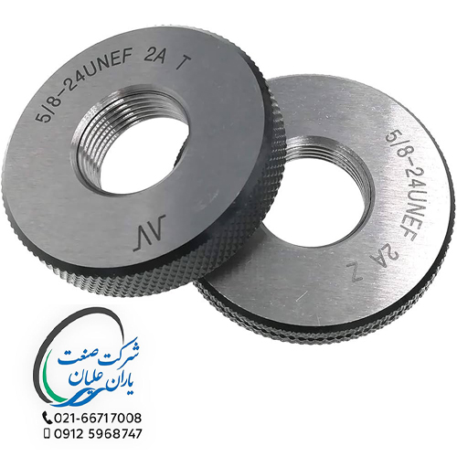 گیج های رینگی اینچی برو تلرانس 2A سایز 24UNEF-5/8