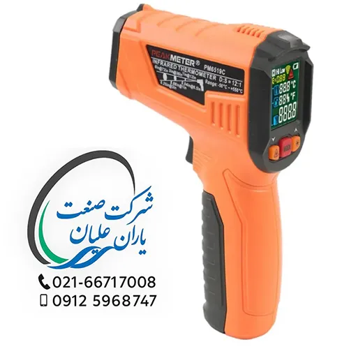 ترمومتر لیزری 50-/550(دما و رطوبت محیط)مدل PM6519C