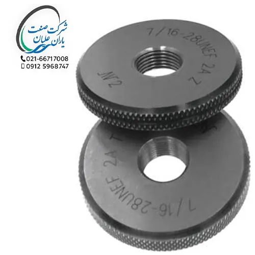 گیج های رینگی اینچی نرو تلرانس 2A سایز 28UNEF-7/16