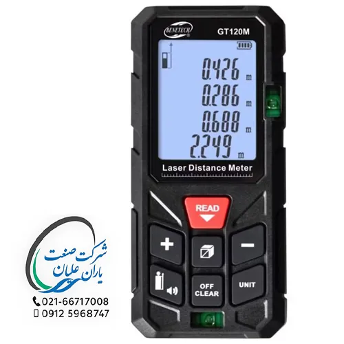 متر لیزری 120 متری GT120M بنیتک (BENETECH)