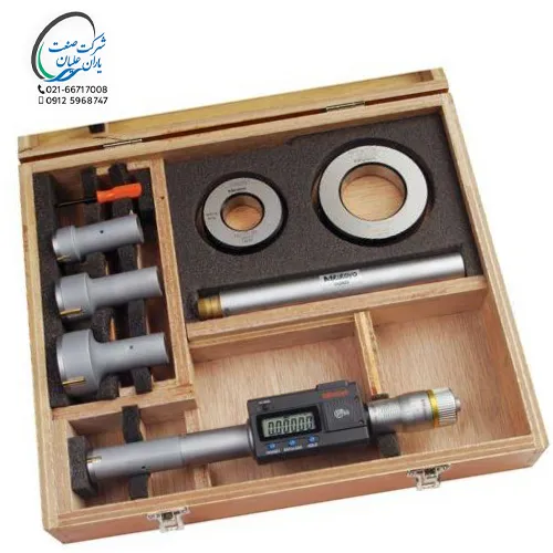 میکرومتر داخل‌سنج سه‌نقطه‌ای 50-100 مدل 468-974 میتوتویو