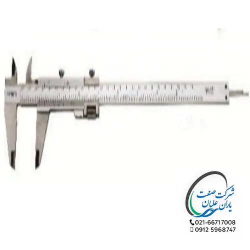 کولیس استنلس استیل(ورنیه دار) " 0.001-0.02 سایز 130-0 آسیمتو