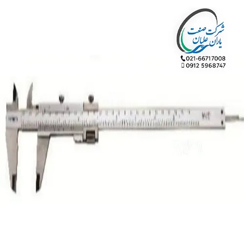 کولیس استنلس استیل(ورنیه دار) " 0.001-0.02 سایز 180-0 آسیمتو