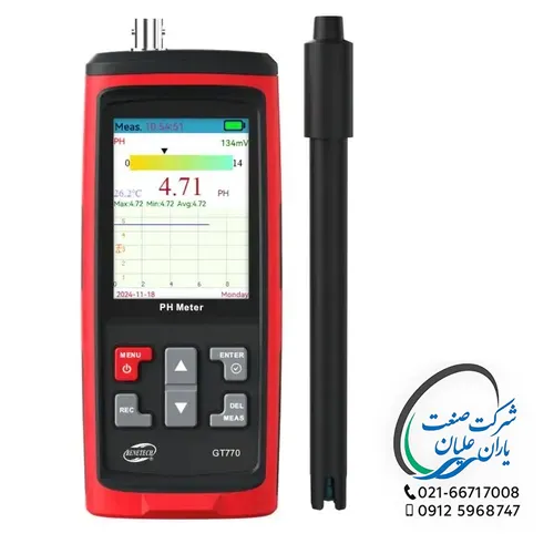 PH متر دیجیتال آب مدل GT770 بنیتک (BENETECH)