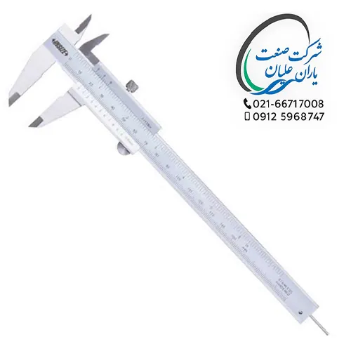 کولیس ورنیه با میله عمق‌سنج گرد 15 سانت مدل 1202-150 اینسایز (INSIZE)