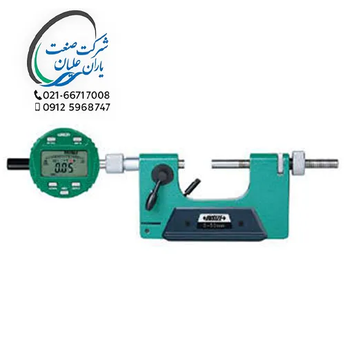 گیج فکی ساعتی ۰ تا ۲۵ میلی‌متر مدل 2184-25W اینسایز (INSIZE)