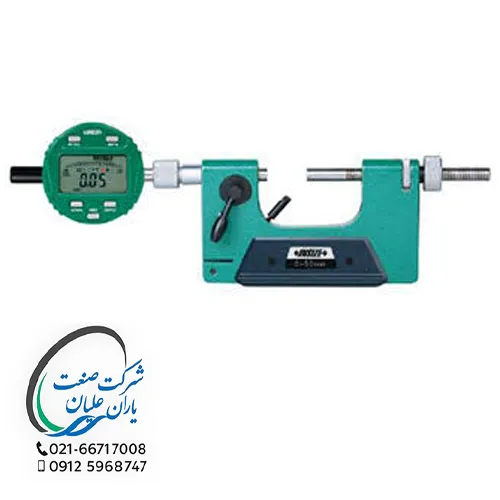 گیج فکی ساعتی ۰ تا ۵۰ میلی‌متر مدل 2184-50W اینسایز (INSIZE)