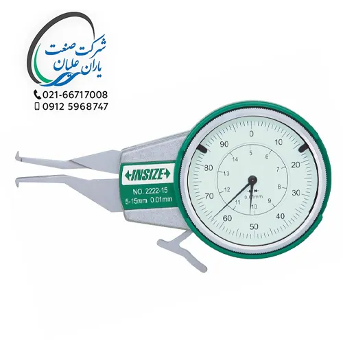 گیج کولیس داخلی ساعتی ۲۰ تا ۴۰ میلی‌متر مدل 2222-401 اینسایز (INSIZE)