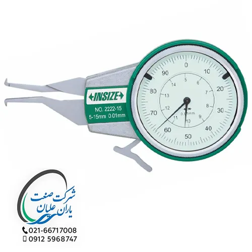 کولیس داخل سنج ساعتی ۳۰ تا ۵۰ میلی‌متر مدل 2222-501 اینسایز (INSIZE)