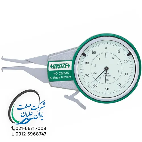 کولیس داخل سنج ساعتی ۴۰ تا ۶۰ میلی‌متر مدل 2222-60 اینسایز (INSIZE)