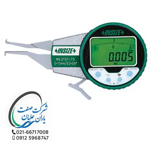 کولیس داخل‌سنج دیجیتال ۳۰ تا ۵۰ میلی‌متر مدل ۲۱۲۱-۵۱ اینسایز (INSIZE)