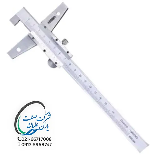 کولیس عمق‌سنج قلاب‌دار ورنیه ۱۵ سانت مدل ۱۲۴۸-۱۵۰ اینسایز(INSIZE)