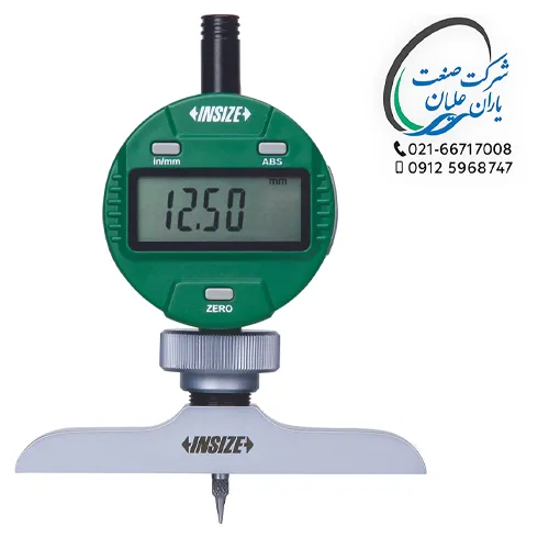 عمق‌سنج دیجیتال با پایه ۱۰۱.۵×۱۷ میلی‌متر 2141-302 اینسایز(INSIZE)