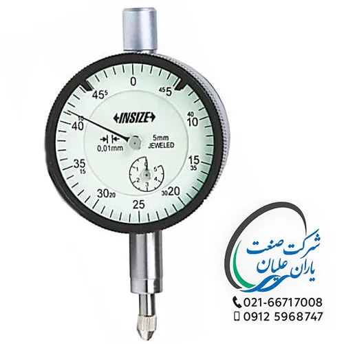 ساعت اندیکاتور ۳ میلی‌متر پشت تخت مدل 2308-3FA اینسایز (INSIZE)
