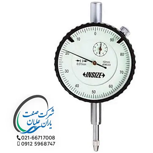 ساعت اندیکاتور پشت تخت ۲۵ میلی‌متر مدل 2302-25F اینسایز (INSIZE)